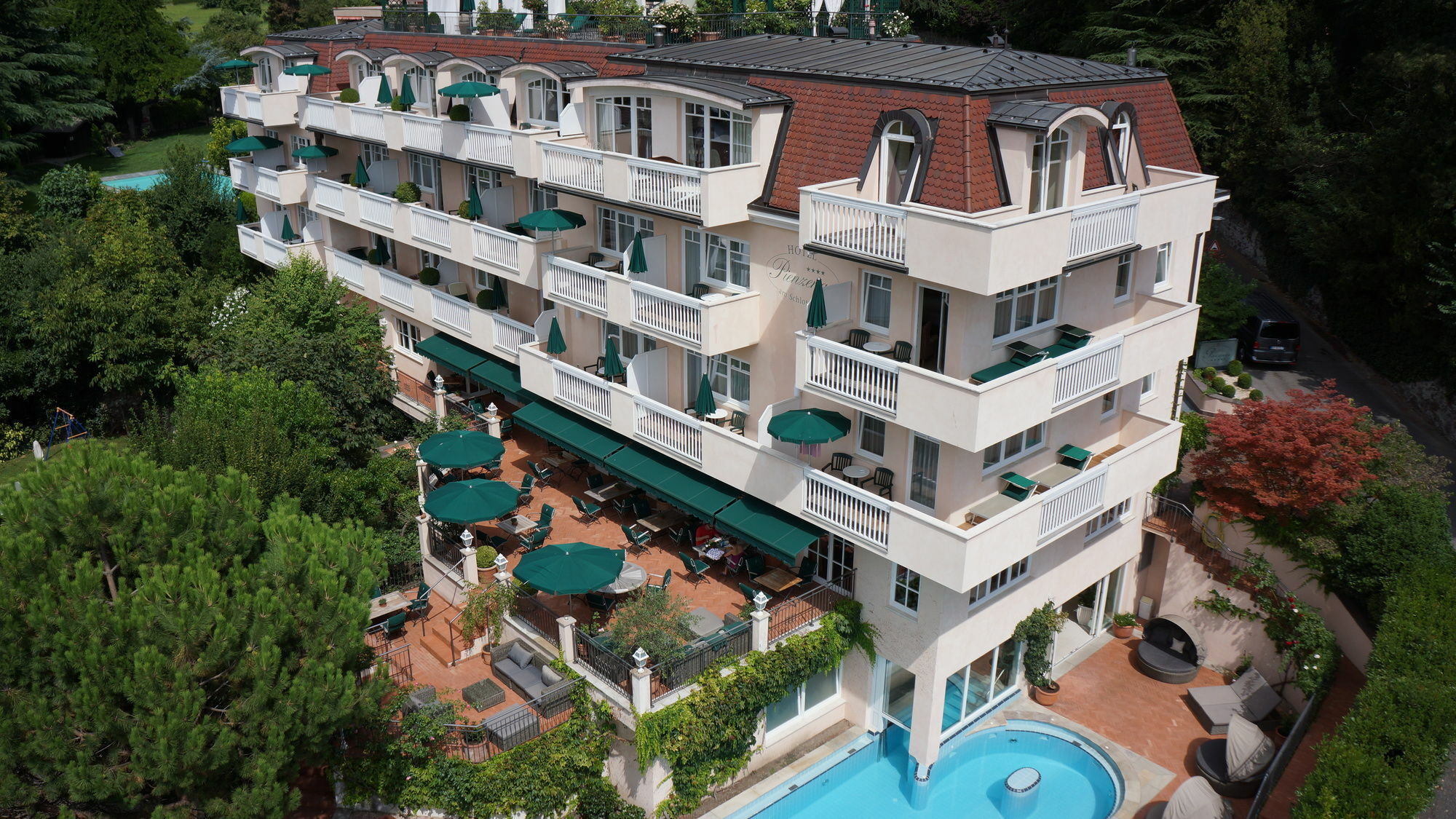 Hotel Pienzenau Am Schlosspark Merano Eksteriør billede